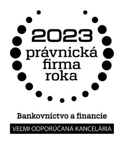 Prestížna súťaž Právnická firma roka 2023 zaradila advokátsku kanceláriu medzi veľmi odporúčané kancelárie pre oblasť bankovníctvo a financie.