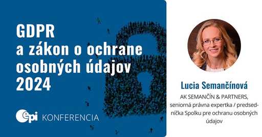 Konferencia GDPR a zákon o ochrane osobných údajov 2024
