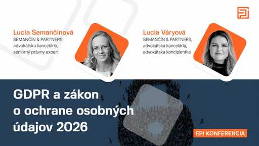 Konferencia GDPR a zákon o ochrane osobných údajov 2026 
